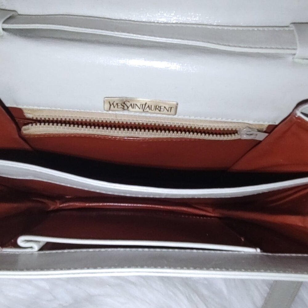 Yves Saint Laurent vintage 70s 80s leather shoulder bag EUC - Picture 7 of 10